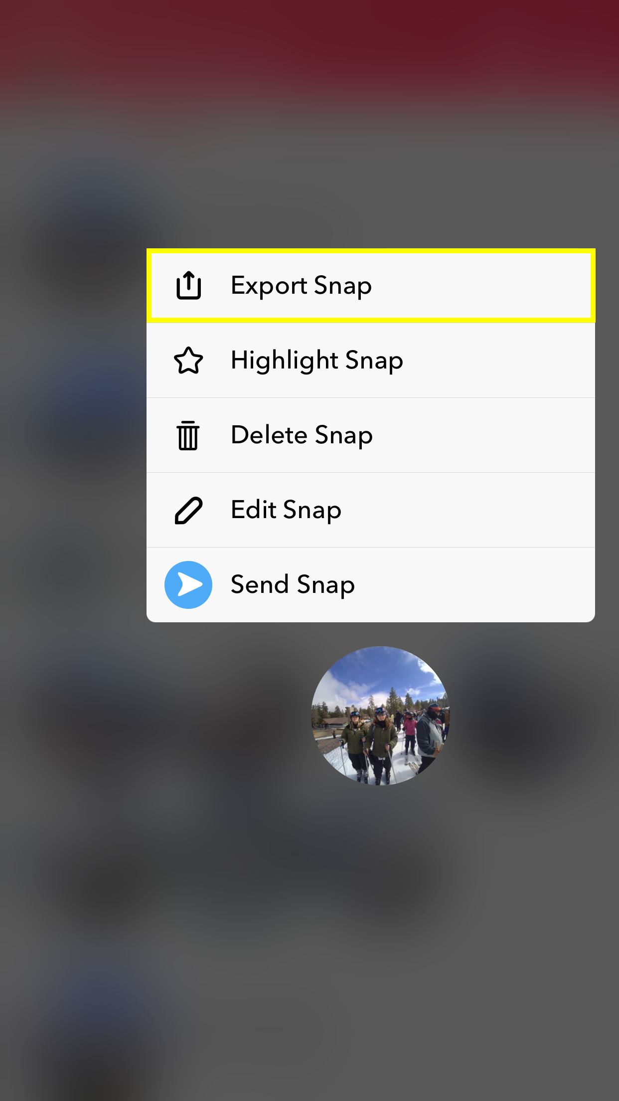 Exporting Snaps and Stories Spectacles Support